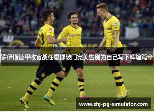 罗伊斯德甲收官战任意球破门完美告别为自己写下辉煌篇章